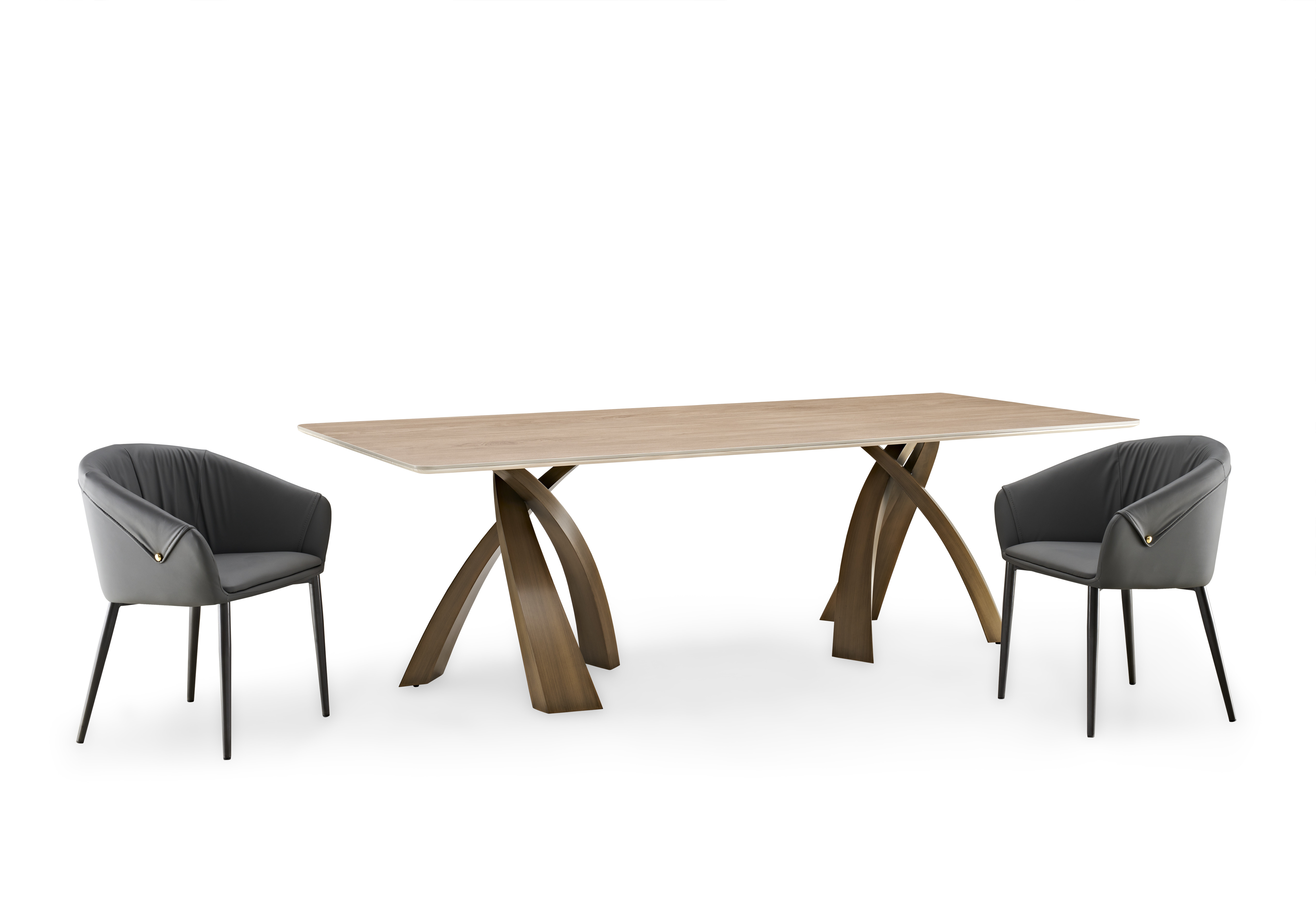 Custom Golden Dining Set